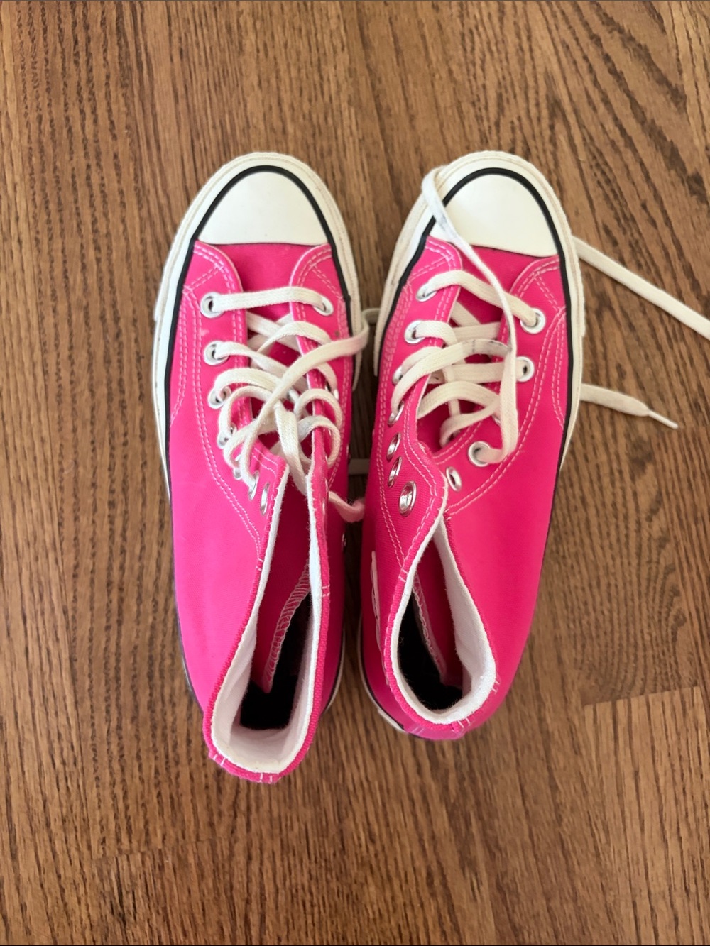 Converse Pink High-Top Canvas Sneakers